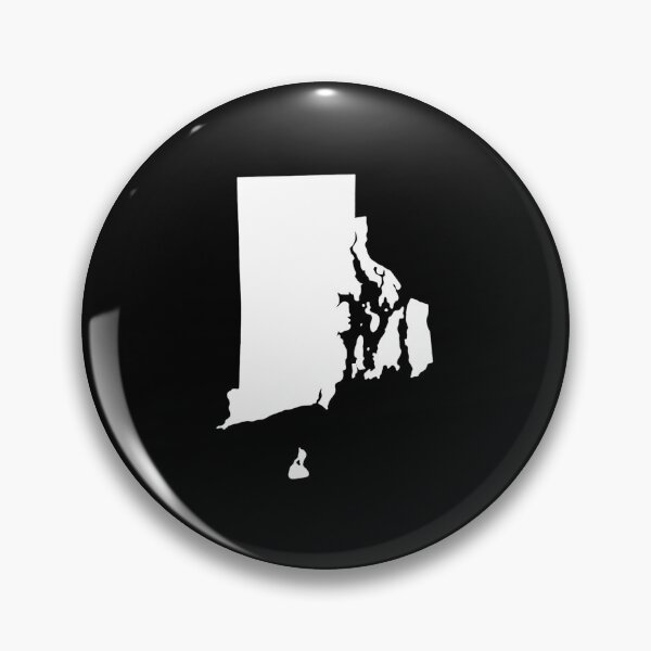 Item preview, Rhode Island Map Silhouette – Minimal White designed and sold by Paper Drip.