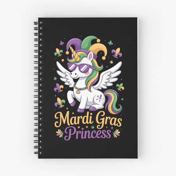 Item preview, Mardi Gras Princess Unicorn Fat Tuesday Girls Kids Toddler designed and sold by FaithAbbott.