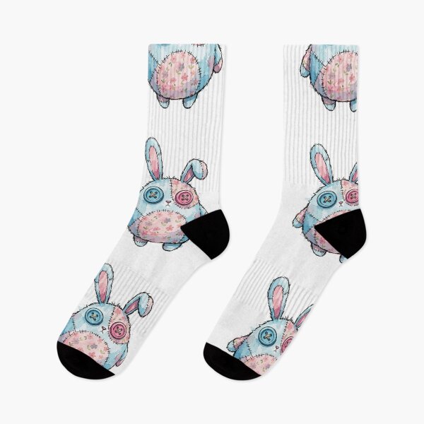 Item preview, Patchwork Animal: Button-Eyed Bunny designed and sold by bapupa.