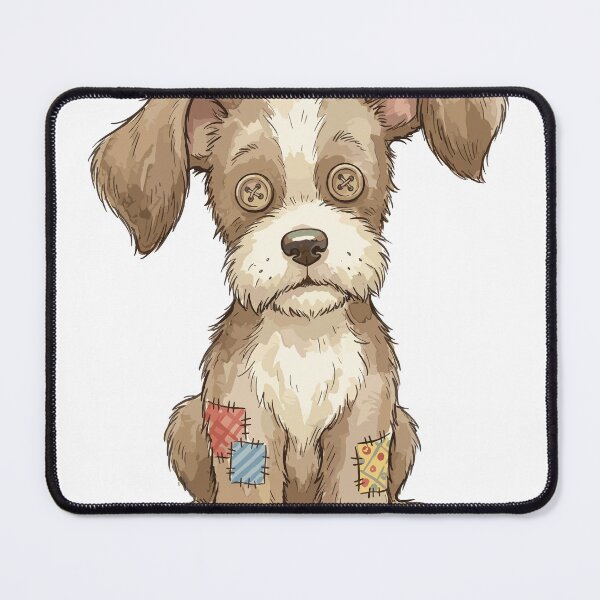Item preview, Patchwork Animal: Button-Nose Pup designed and sold by bapupa.
