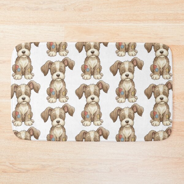 Item preview, Patchwork Animal: Button-Nose Pup designed and sold by bapupa.