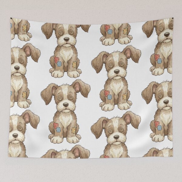 Item preview, Patchwork Animal: Button-Nose Pup designed and sold by bapupa.