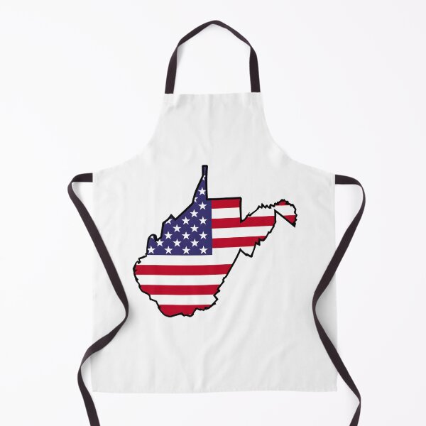 Item preview, West Virginia Stars & Stripes State Silhouette – Distressed Americana designed and sold by Paper Drip.
