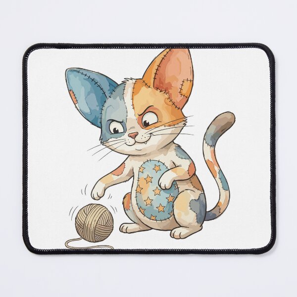 Item preview, Patchwork Animal: Patch-Kitty Pouncer designed and sold by bapupa.