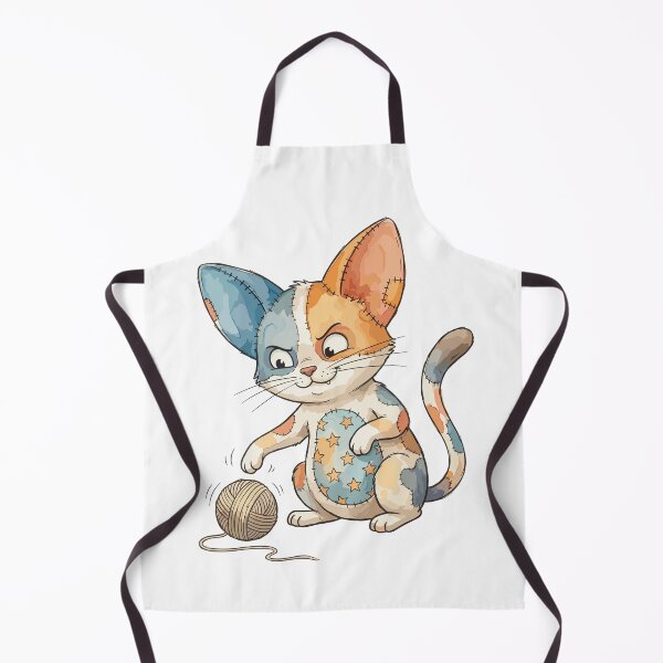 Item preview, Patchwork Animal: Patch-Kitty Pouncer designed and sold by bapupa.