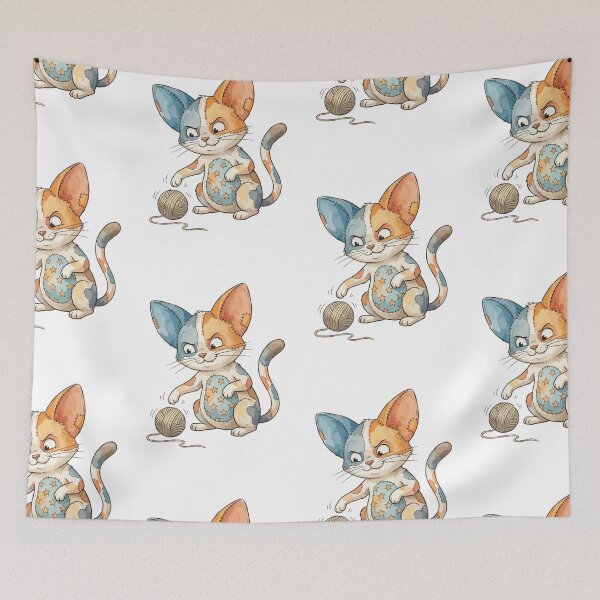 Item preview, Patchwork Animal: Patch-Kitty Pouncer designed and sold by bapupa.