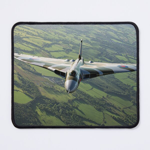 Item preview, Vulcan Bomber Over Countryside designed and sold by Skyframe Aviation.