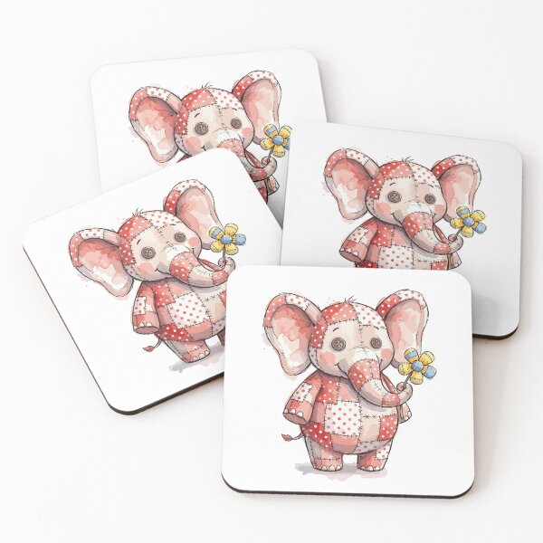 Item preview, Patchwork Animal: Polka Dot Elephant designed and sold by bapupa.