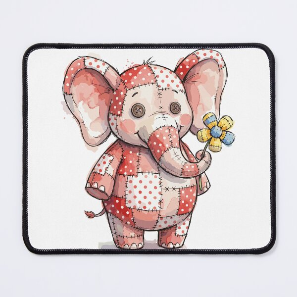 Item preview, Patchwork Animal: Polka Dot Elephant designed and sold by bapupa.