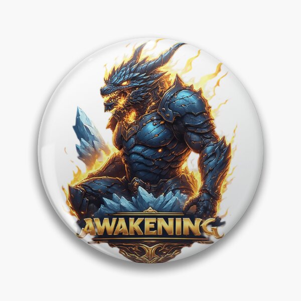 Item preview, Armored Dragon Warrior Amidst Eternal Awakening designed and sold by newvisionart191.
