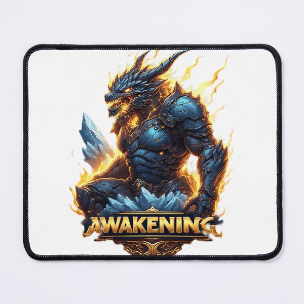 Item preview, Armored Dragon Warrior Amidst Eternal Awakening designed and sold by newvisionart191.