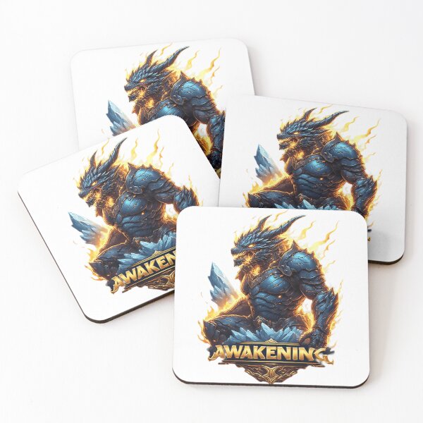 Item preview, Armored Dragon Warrior Amidst Eternal Awakening designed and sold by newvisionart191.