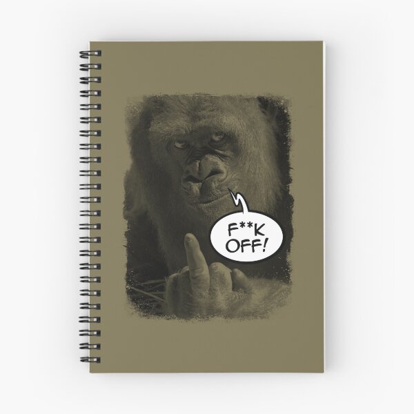 Item preview, Funny Gorilla Showing Middle Finger designed and sold by Trexyca Artworks Store.