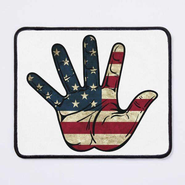 Item preview, Vintage American Flag Hand designed and sold by MarshallStickerX.