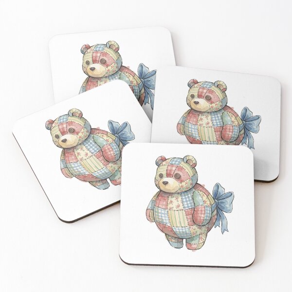 Item preview, Patchwork Animal: Quilted Bear Cub designed and sold by bapupa.
