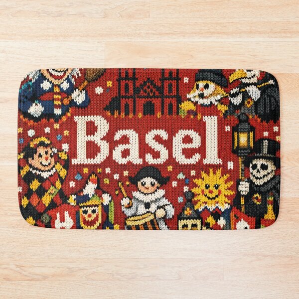 Item preview, Basel Carnival, knitted picture designed and sold by Mauswohn.