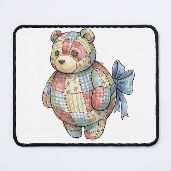 Item preview, Patchwork Animal: Quilted Bear Cub designed and sold by bapupa.