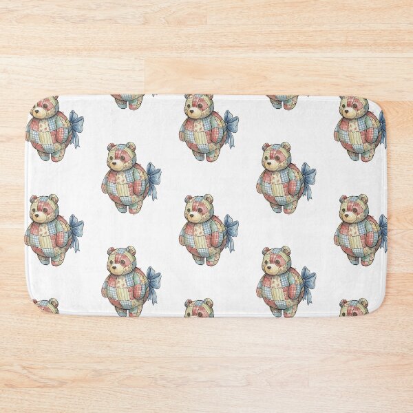 Item preview, Patchwork Animal: Quilted Bear Cub designed and sold by bapupa.