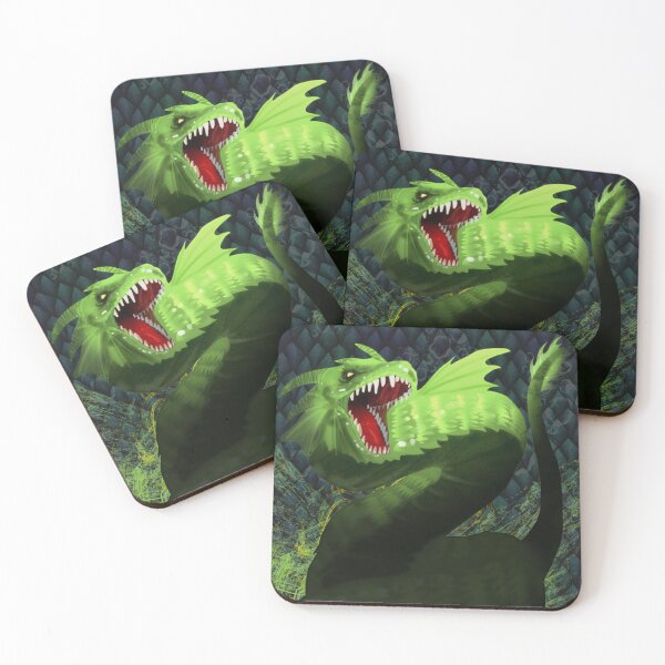 Item preview, Basilisk on Green  designed and sold by Digital Attic 95.