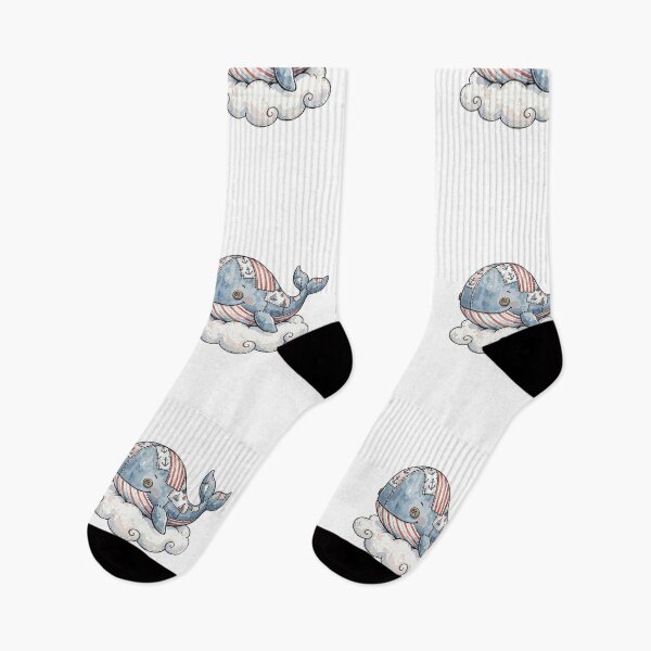 Item preview, Patchwork Animal: Quilted Whale Cloud	 designed and sold by bapupa.