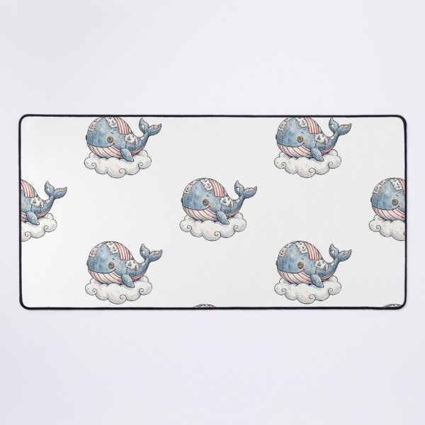 Item preview, Patchwork Animal: Quilted Whale Cloud designed and sold by bapupa.
