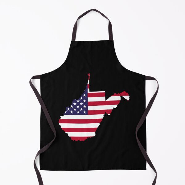 Item preview, West Virginia Stars & Stripes State Silhouette – Distressed Americana designed and sold by Paper Drip.
