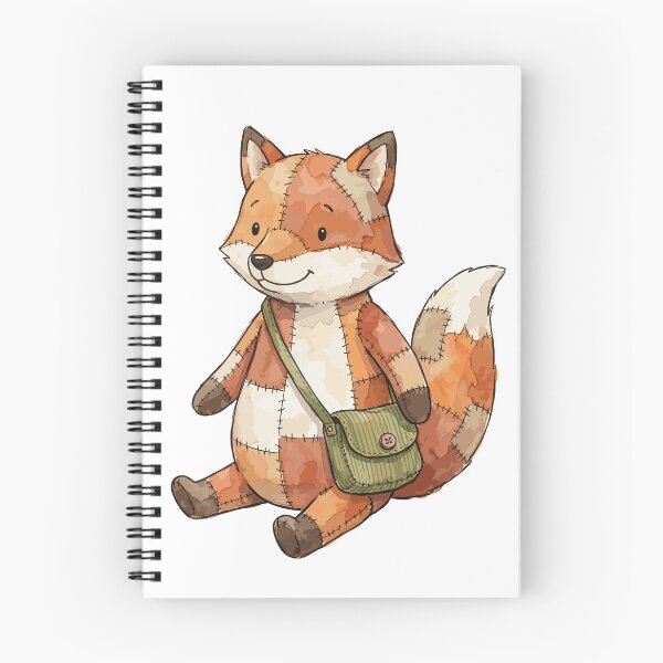 Item preview, Patchwork Animal: Scrappy Fox Explorer designed and sold by bapupa.