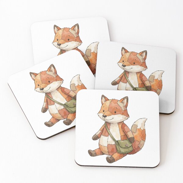 Item preview, Patchwork Animal: Scrappy Fox Explorer designed and sold by bapupa.