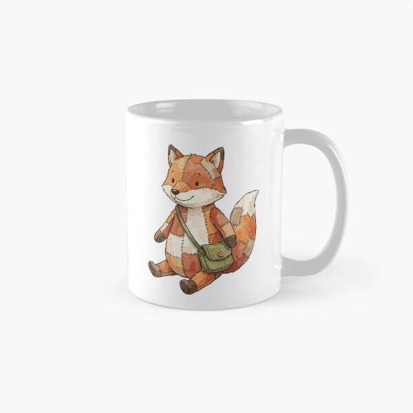 Item preview, Patchwork Animal: Scrappy Fox Explorer designed and sold by bapupa.
