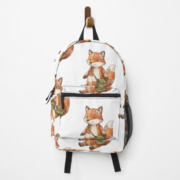 Item preview, Patchwork Animal: Scrappy Fox Explorer designed and sold by bapupa.
