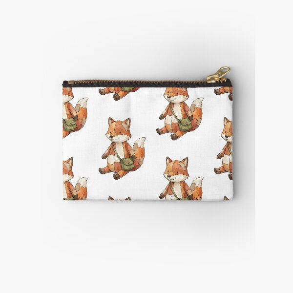 Item preview, Patchwork Animal: Scrappy Fox Explorer designed and sold by bapupa.