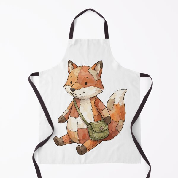 Item preview, Patchwork Animal: Scrappy Fox Explorer designed and sold by bapupa.