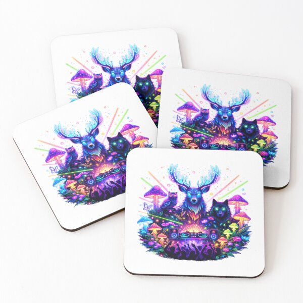 Item preview, Twilight Forest Rave Neon Nature Party designed and sold by PopPizzazz.