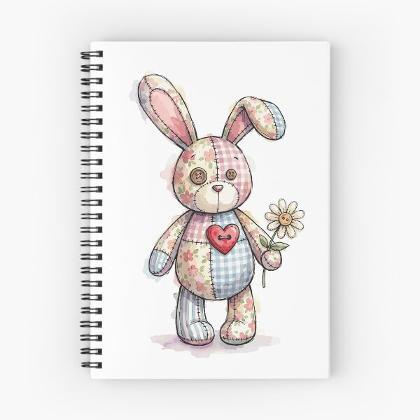 Item preview, Patchwork Animal: Stitched Bunny Hugger designed and sold by bapupa.