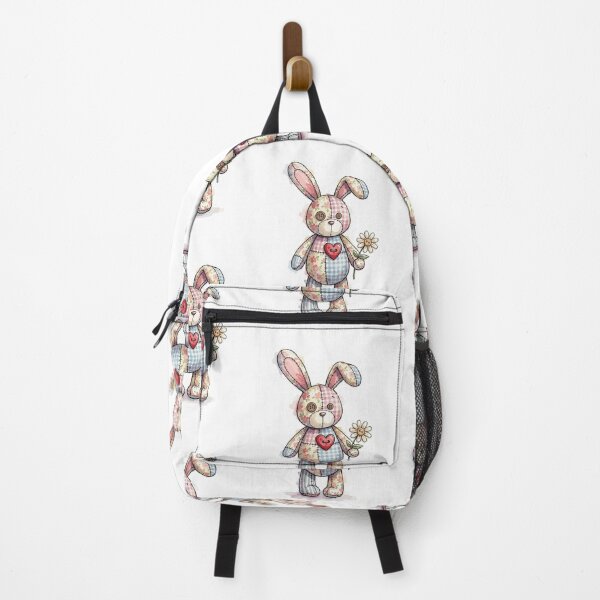 Item preview, Patchwork Animal: Stitched Bunny Hugger designed and sold by bapupa.