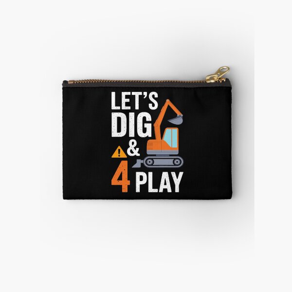Item preview, Birthday Boy 4 Construction 4th Birthday Excavator Birthday  designed and sold by DigitaldeligArt.