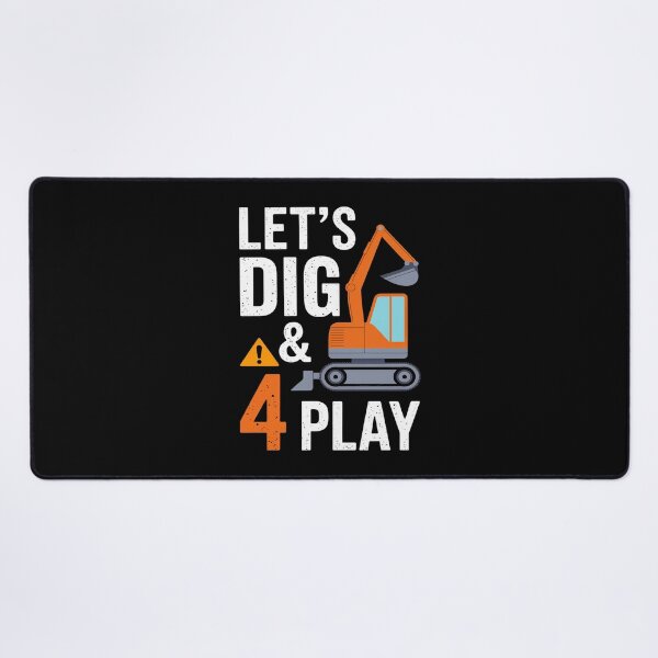 Item preview, Birthday Boy 4 Construction 4th Birthday Excavator Birthday designed and sold by DigitaldeligArt.