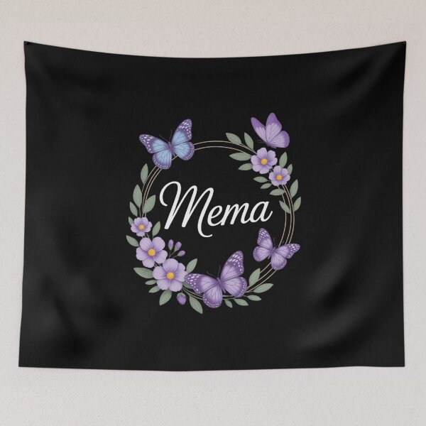 Item preview, Mema Butterfly Flower Mema Mothers Day designed and sold by FaithAbbott.