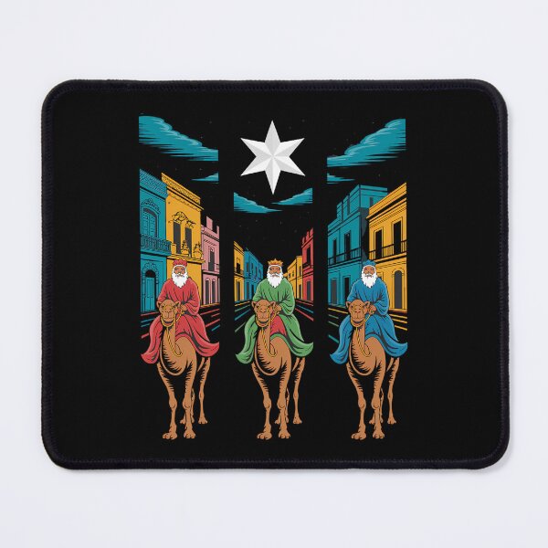 Item preview, Three Kings Puerto Rican Flag Día de Reyes Magos Boricua designed and sold by CruelShadesSt.