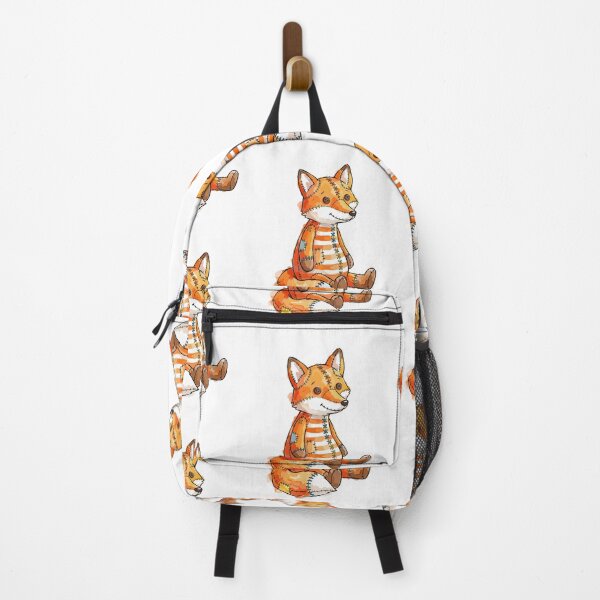 Item preview, Patchwork Animal: Striped Fabric Fox designed and sold by bapupa.