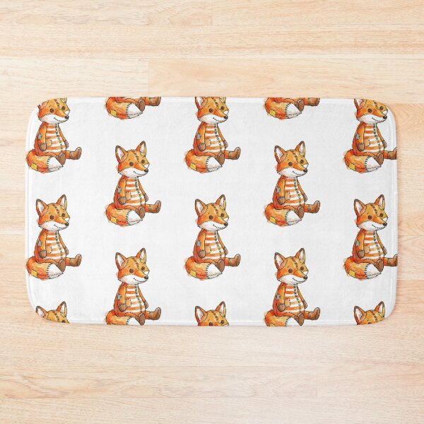 Item preview, Patchwork Animal: Striped Fabric Fox designed and sold by bapupa.