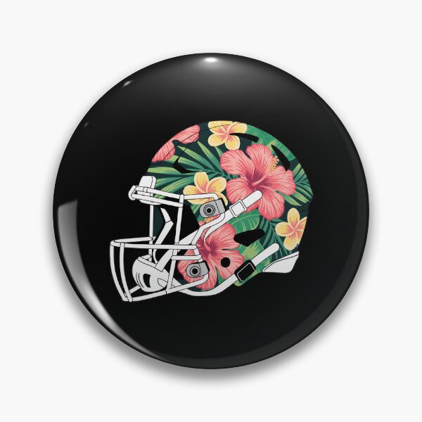 Item preview, Hawaiian Flowert - Football Helmet designed and sold by IdunayaStore.