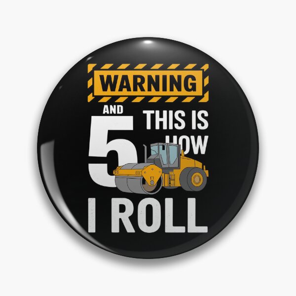 Item preview, Birthday Boy 5 Construction 5th Birthday Roller 5th Birthday  designed and sold by DigitaldeligArt.