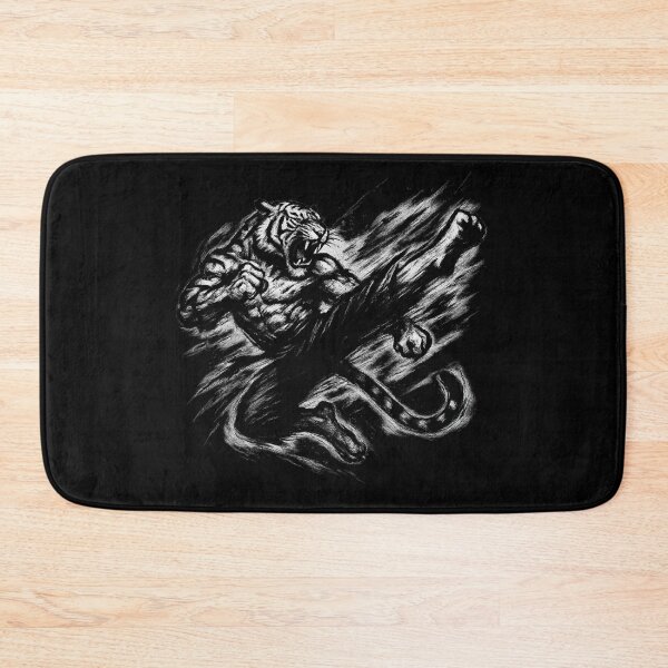 Item preview, Martial Arts Tiger Kick - Dynamic Ink Illustration designed and sold by MKreative Studio.