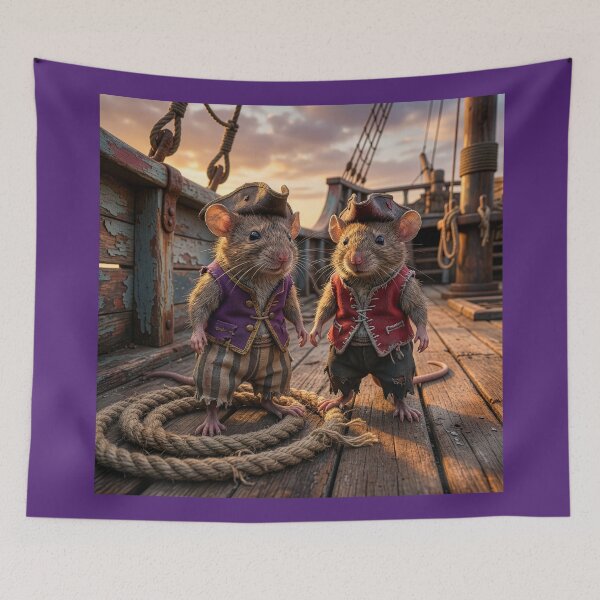 Item preview, Pirate Mice on the High Seas designed and sold by Tridentulus.