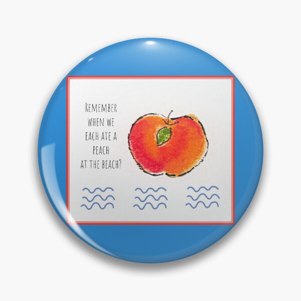 Item preview, Peach at the Beach with Border designed and sold by phylliswalter.