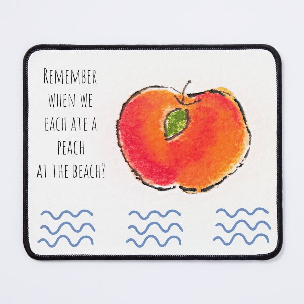 Item preview, Peach at the Beach with Border designed and sold by phylliswalter.