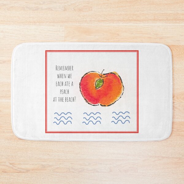 Item preview, Peach at the Beach with Border designed and sold by phylliswalter.