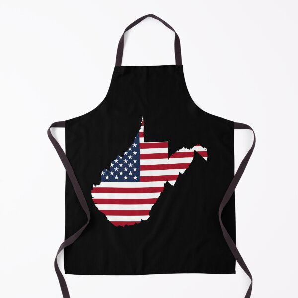 Item preview, West Virginia Stars & Stripes State Silhouette – Distressed Americana designed and sold by Paper Drip.