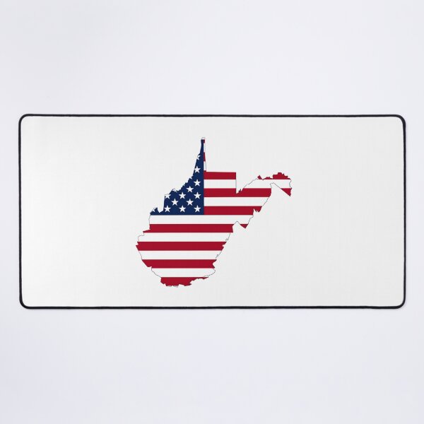 Item preview, West Virginia Stars & Stripes State Silhouette – Distressed Americana designed and sold by Paper Drip.